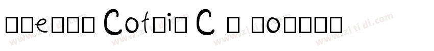 Agency Cothic C T Bo字体转换